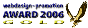Gewinner des webdesign-promotion AWARD 2006